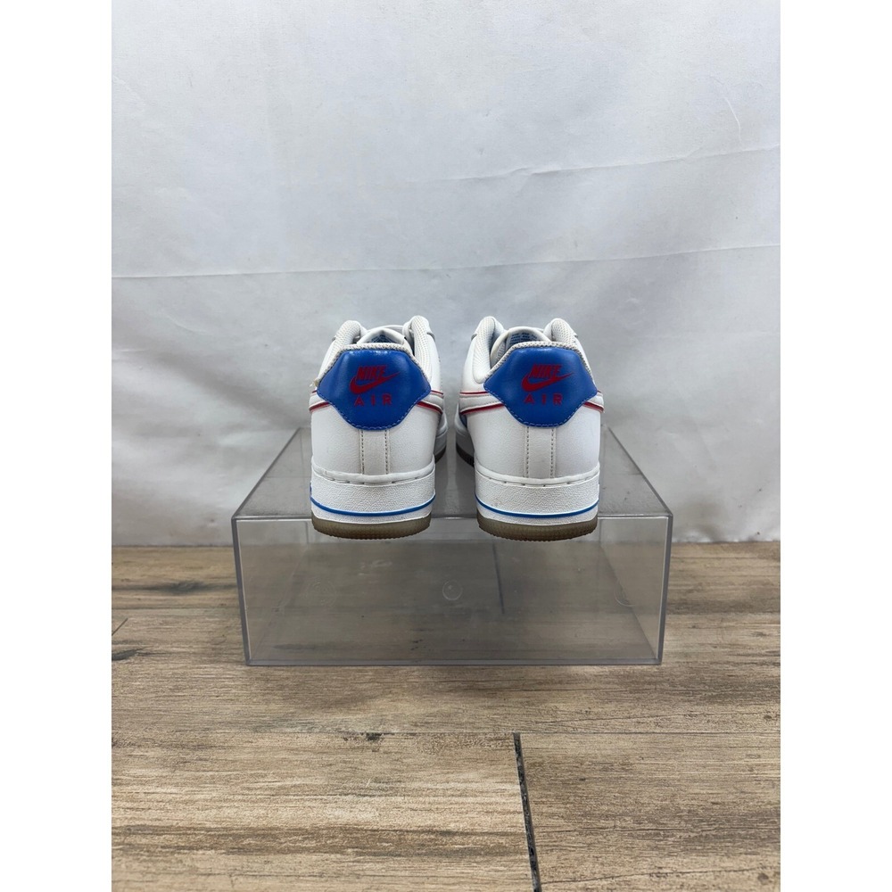 Nike Air Force 1 Low New Jersey Nets Hardwood Classics Size 8 2020 DC1404-100 - Picture 7 of 11